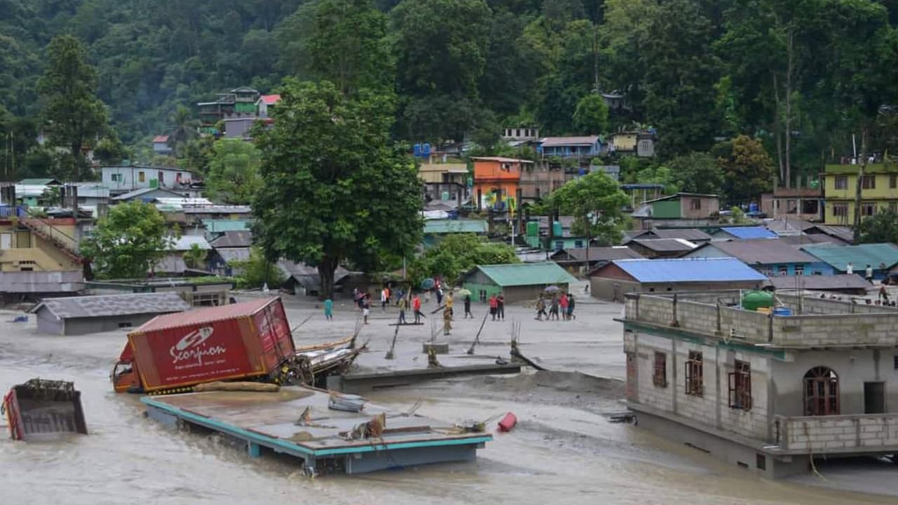Sikkim flood 