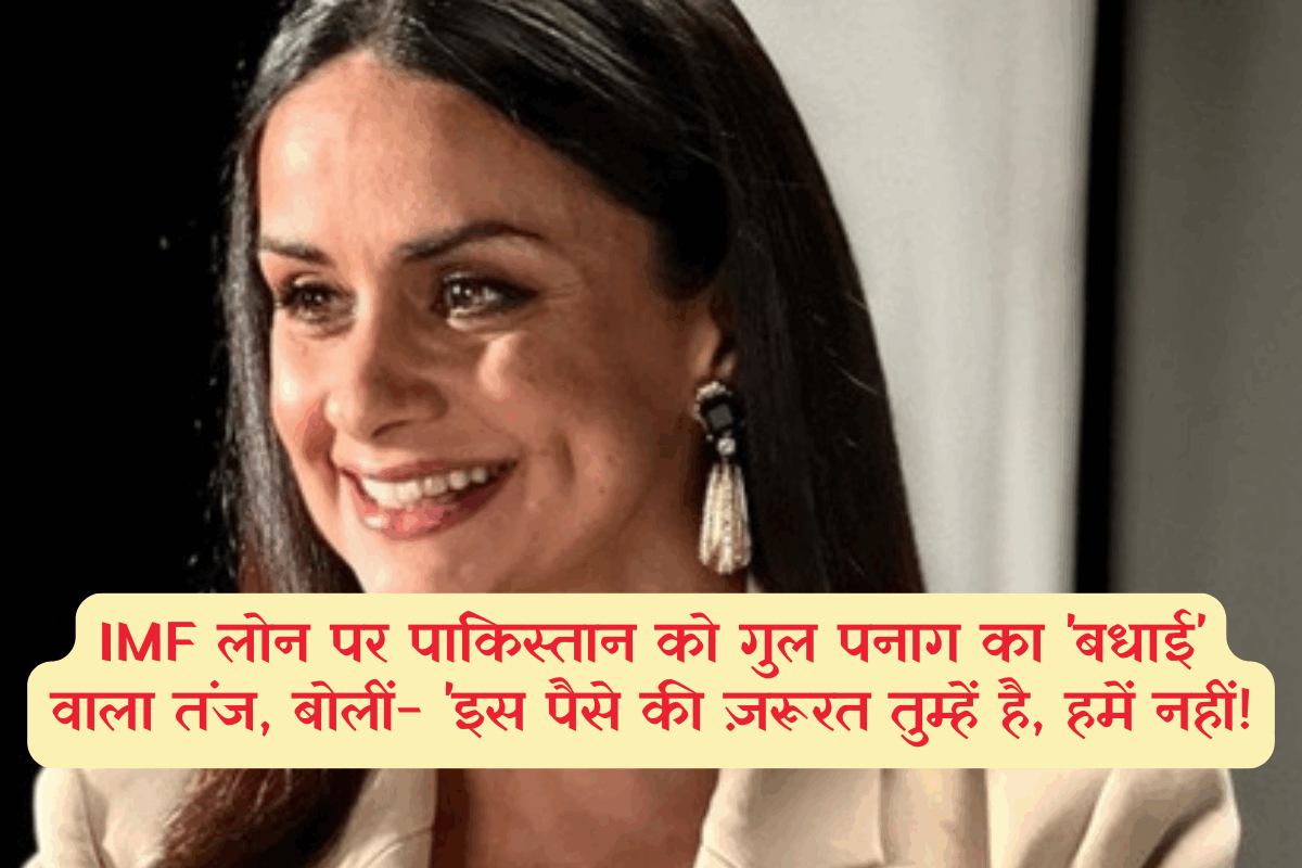 IMF लोन पर पाकिस्तान को गुल पनाग का 'बधाई' वाला तंज, बोलीं- 'इस पैसे की ज़रूरत तुम्हें है, हमें नहीं!