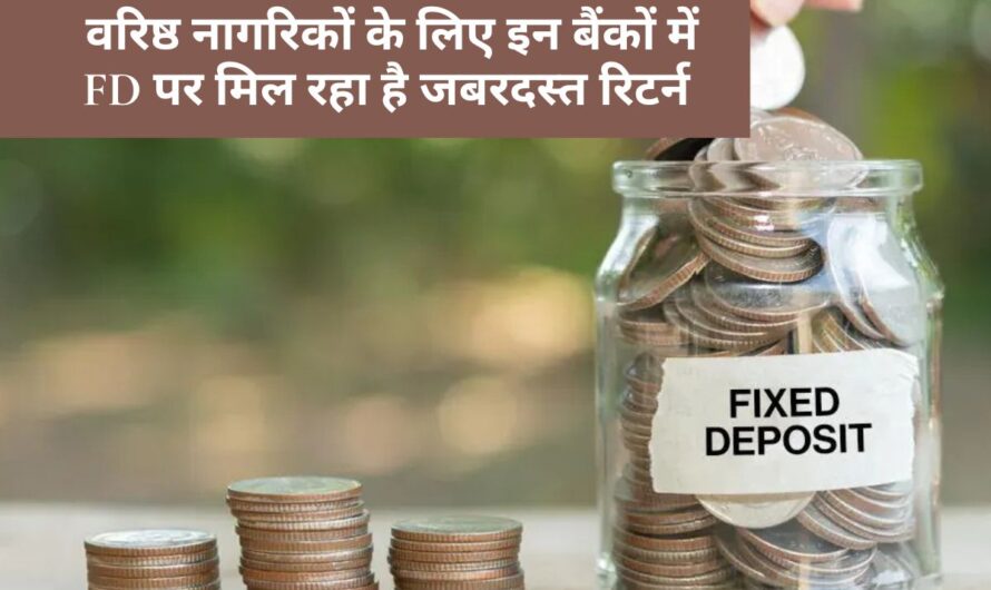 Senior Citizen : वरिष्ठ नागरिकों के लिए इन बैंकों में FD पर मिल रहा है जबरदस्त रिटर्न