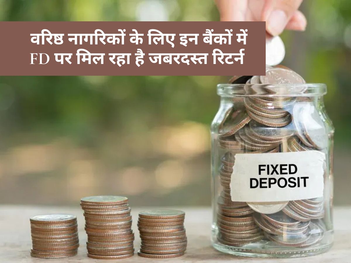 Senior Citizen : वरिष्ठ नागरिकों के लिए इन बैंकों में FD पर मिल रहा है जबरदस्त रिटर्न