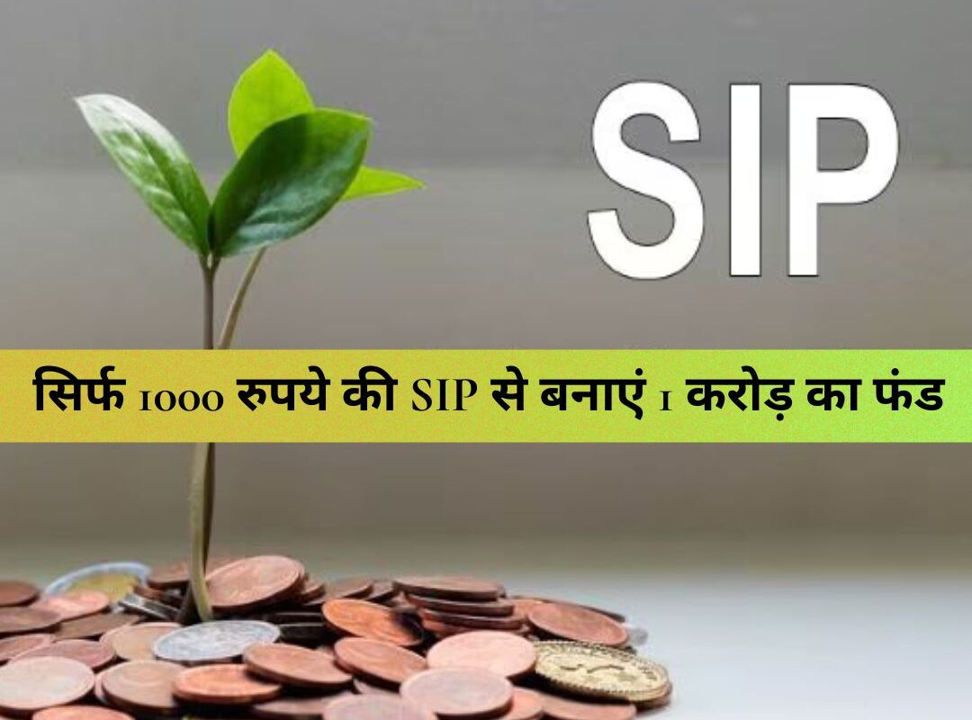 SIP - सिर्फ 1000 रुपये की SIP से बनाएं 1 करोड़ का फंड