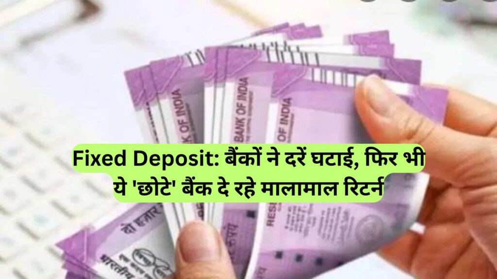 Fixed Deposit: बैंकों ने दरें घटाई, फिर भी ये 'छोटे' बैंक दे रहे मालामाल रिटर्न