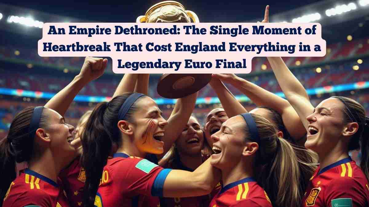 An Empire Dethroned: The Single Moment of Heartbreak That Cost England Everything in a Legendary Euro Final
