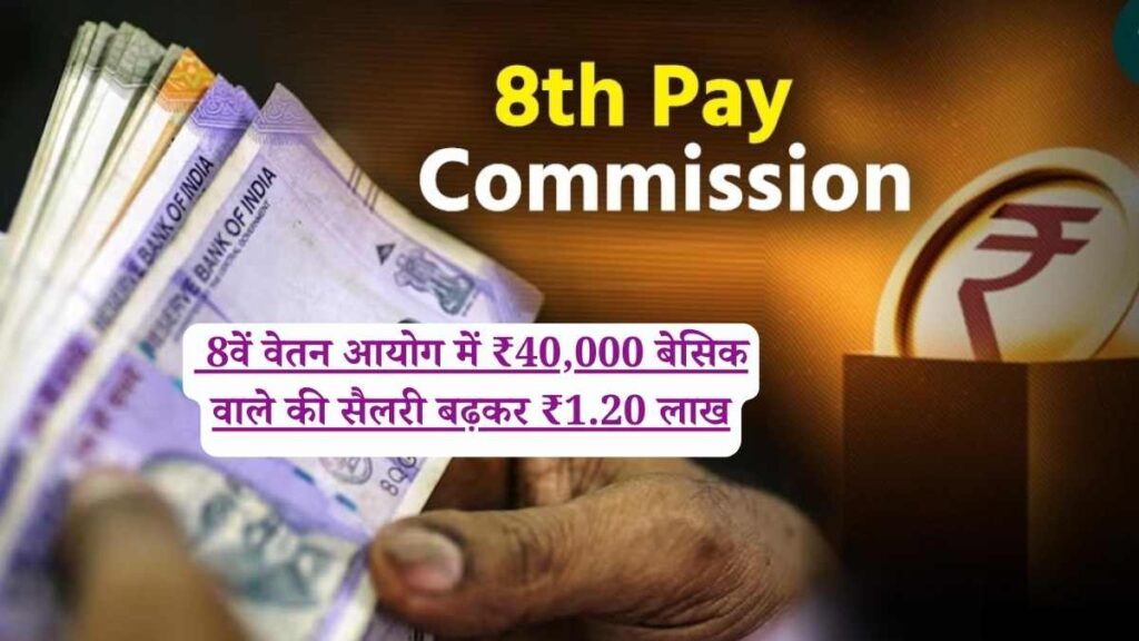 8th Pay Commission: 8वें वेतन आयोग में ₹40,000 बेसिक वाले की सैलरी बढ़कर ₹1.20 लाख