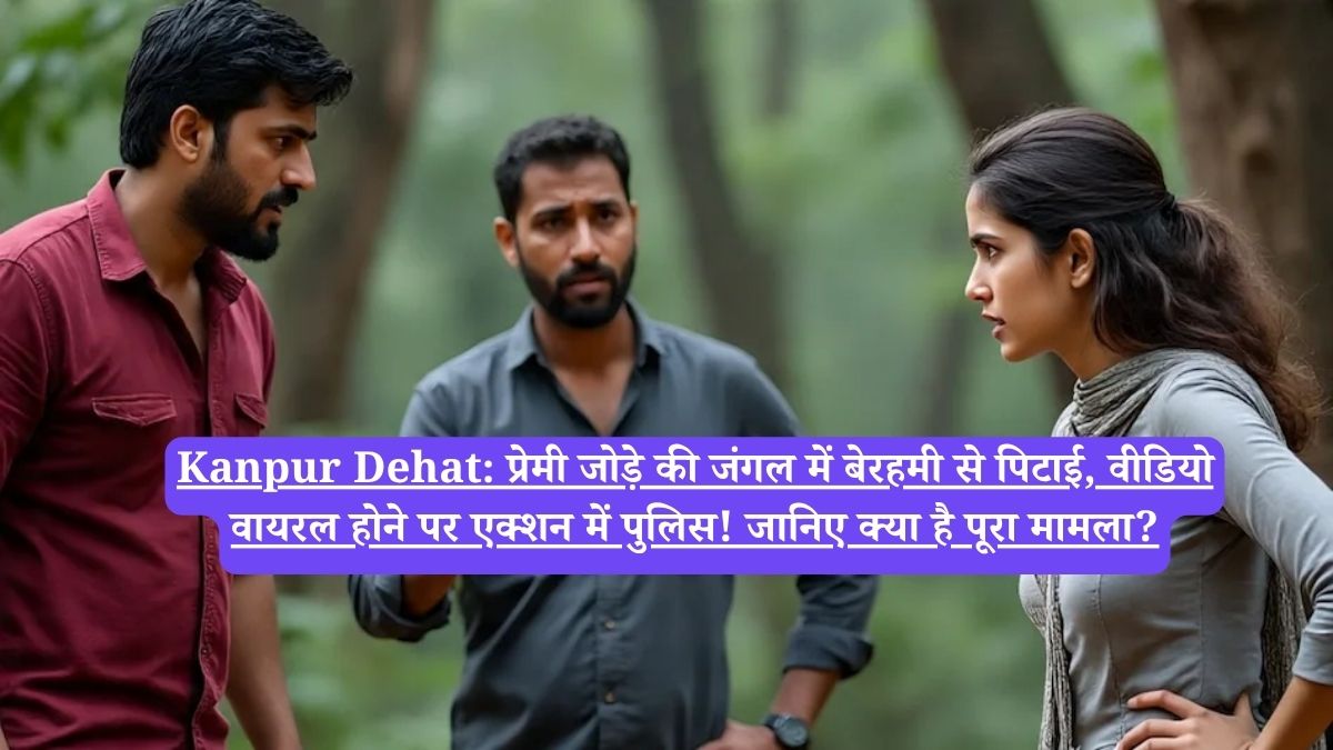 Kanpur Dehat: प्रेमी जोड़े की जंगल में बेरहमी से पिटाई, वीडियो वायरल होने पर एक्शन में पुलिस! जानिए क्या है पूरा मामला?