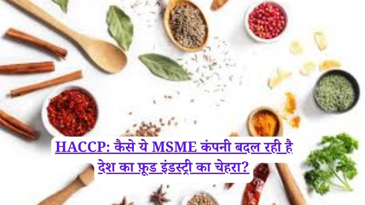 HACCP: कैसे ये MSME कंपनी बदल रही है देश का फ़ूड इंडस्ट्री का चेहरा?