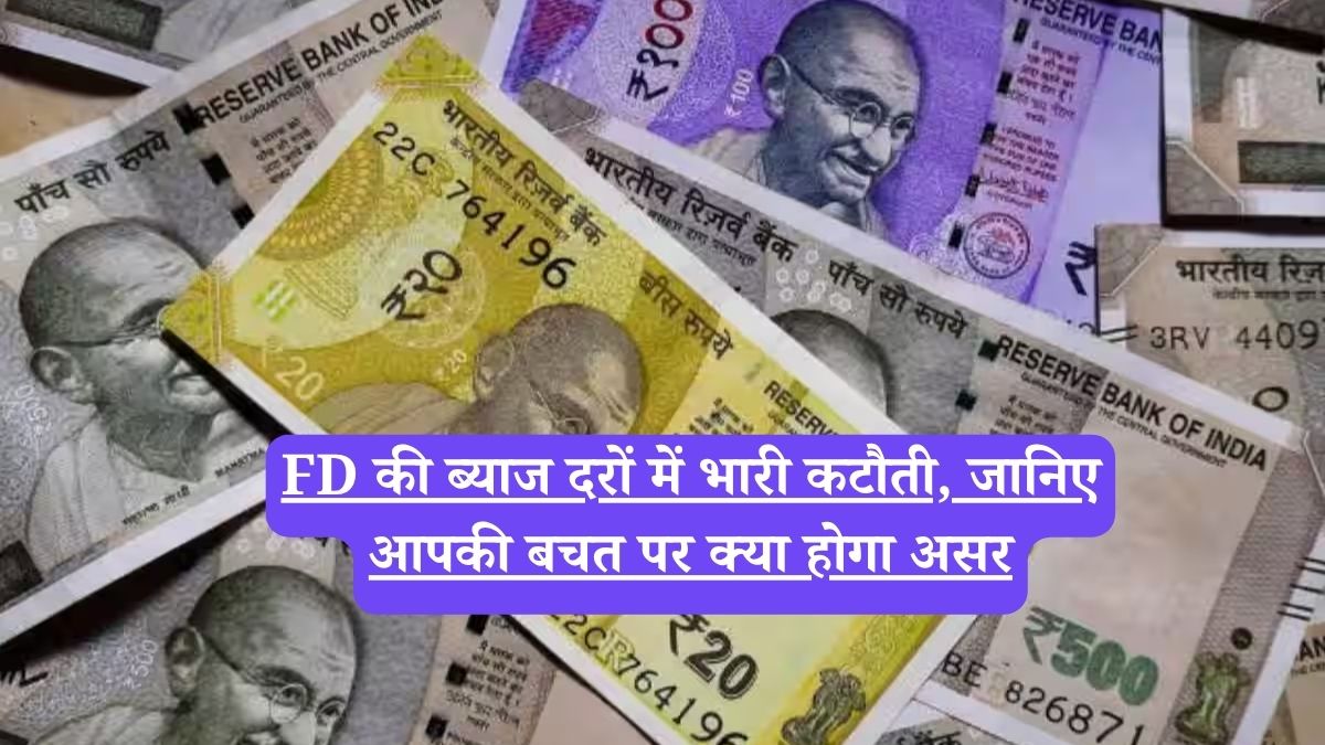 FD की ब्याज दरों में भारी कटौती, जानिए आपकी बचत पर क्या होगा असर