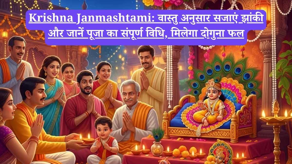 Krishna Janmashtami: वास्तु अनुसार सजाएं झांकी और जानें पूजा का संपूर्ण विधि, मिलेगा दोगुना फल