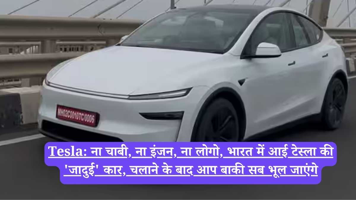 Tesla: ना चाबी, ना इंजन, ना लोगो, भारत में आई टेस्ला की 'जादुई' कार, चलाने के बाद आप बाकी सब भूल जाएंगे