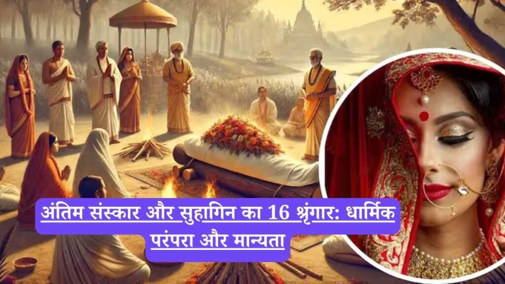 अंतिम संस्कार और सुहागिन का 16 श्रृंगार: धार्मिक परंपरा और मान्यता