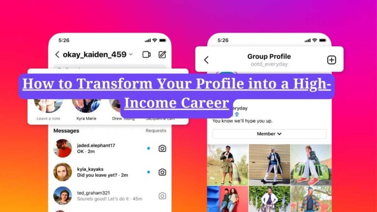 Make money on Instagram: How to Transform Your Profile into a High-Income Career