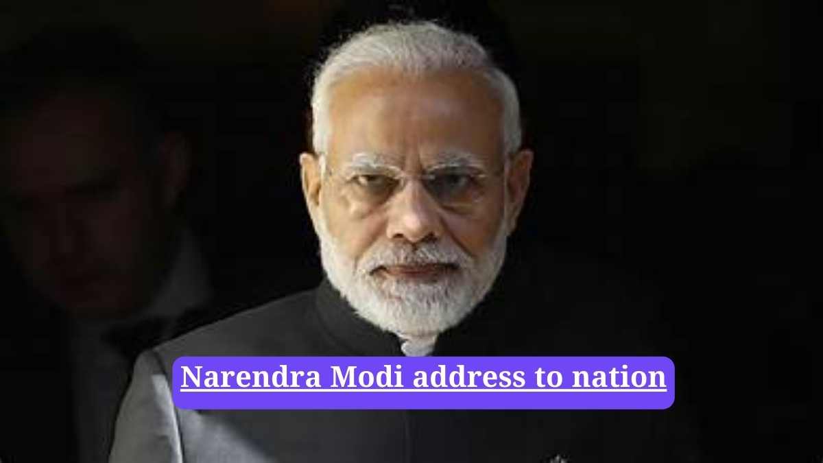 Narendra Modi address to nation