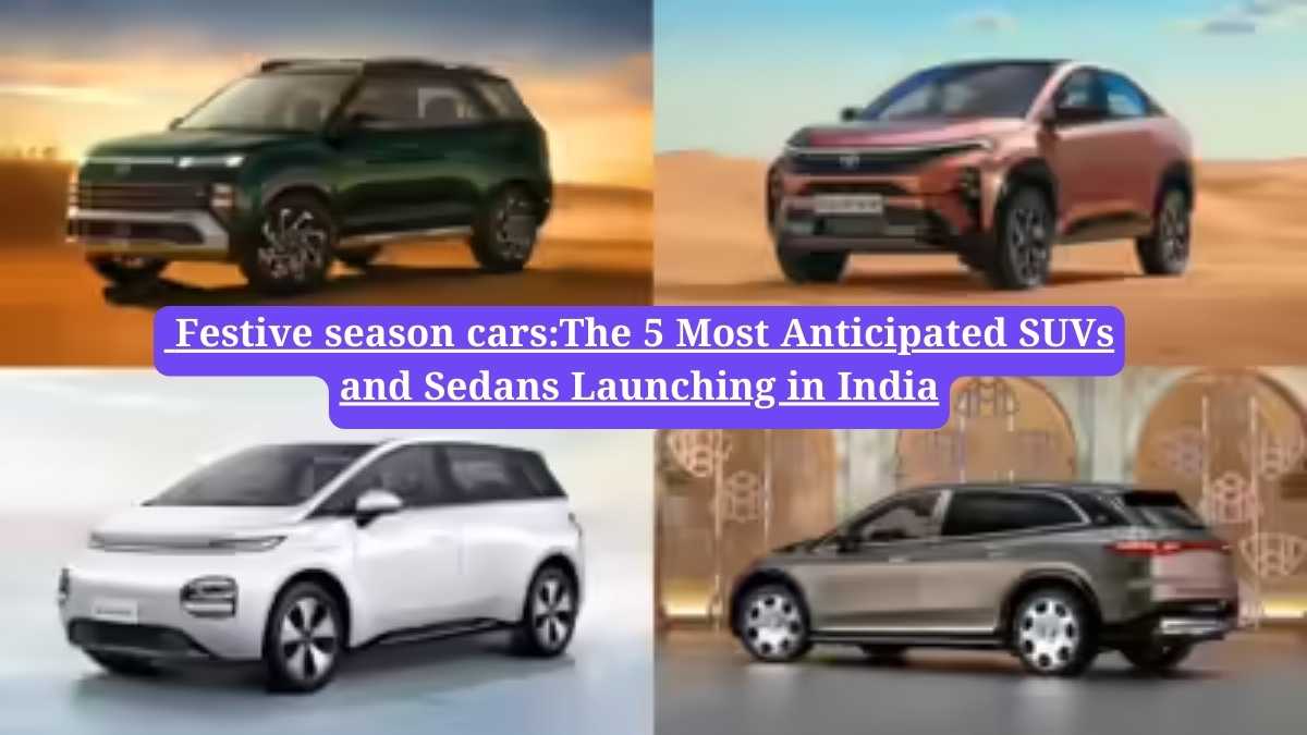 Festive season cars:The 5 Most Anticipated SUVs and Sedans Launching in India
