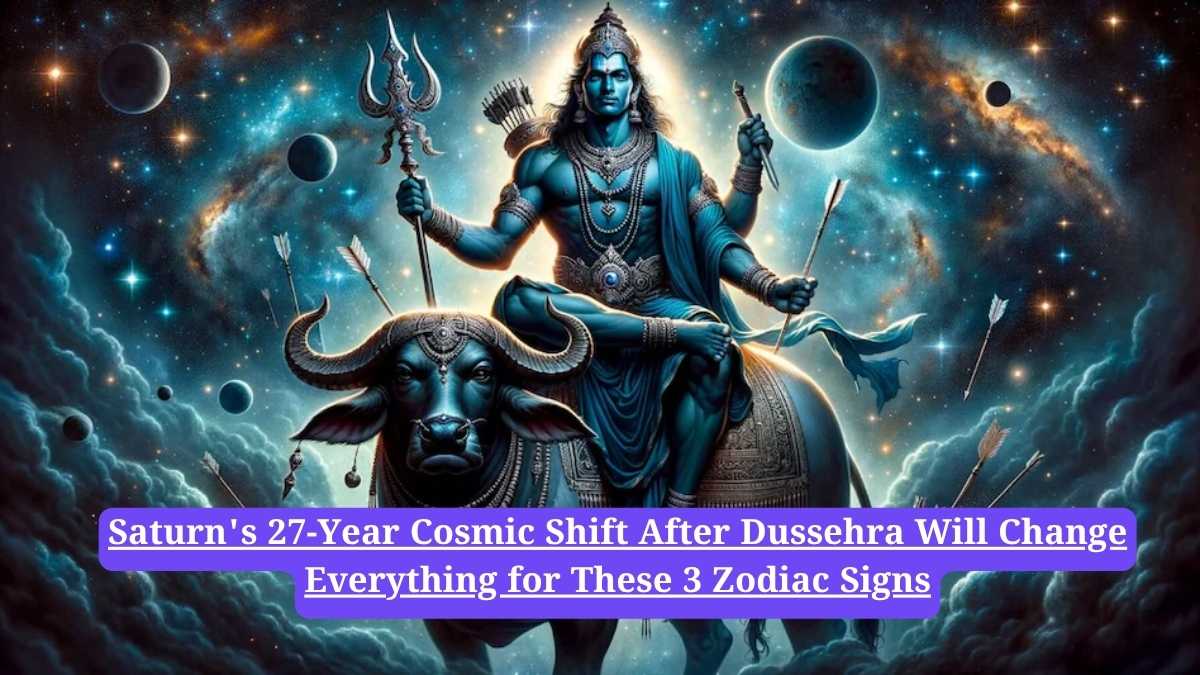 Shani Nakshatra Parivartan: Saturn's 27-Year Cosmic Shift After Dussehra Will Change Everything for These 3 Zodiac Signs