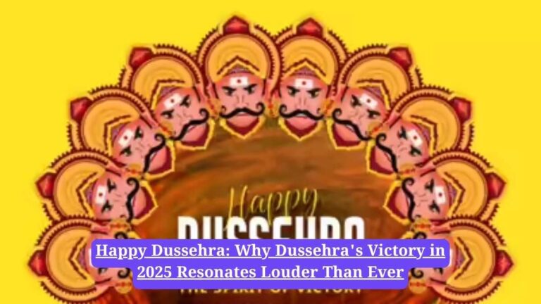 Happy Dussehra: Why Dussehra's Victory in 2025 Resonates Louder Than Ever
