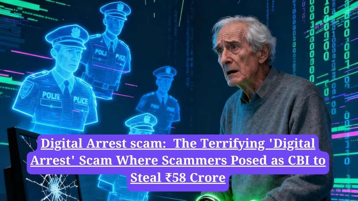 Digital Arrest scam: The Terrifying 'Digital Arrest' Scam Where Scammers Posed as CBI to Steal ₹58 Crore