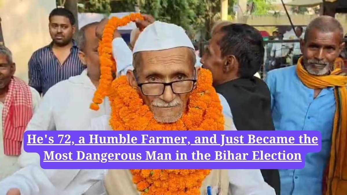 Bihar assembly election: He's 72, a Humble Farmer, and Just Became the Most Dangerous Man in the Bihar Election