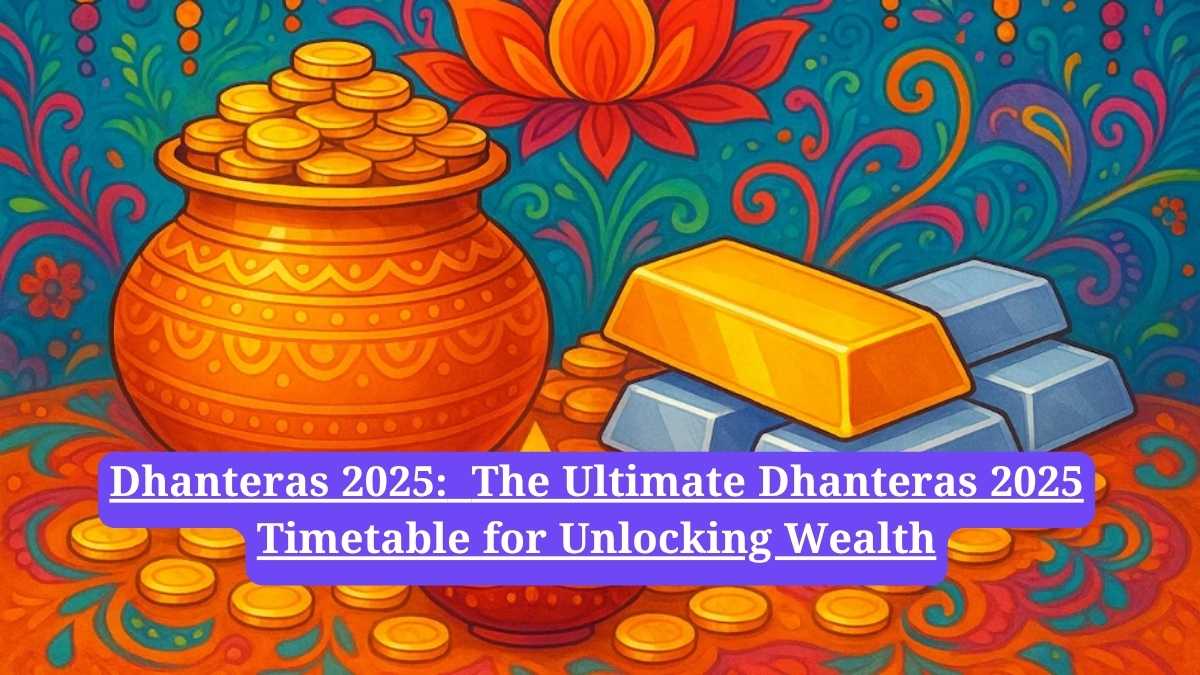 Dhanteras 2025: The Ultimate Dhanteras 2025 Timetable for Unlocking Wealth
