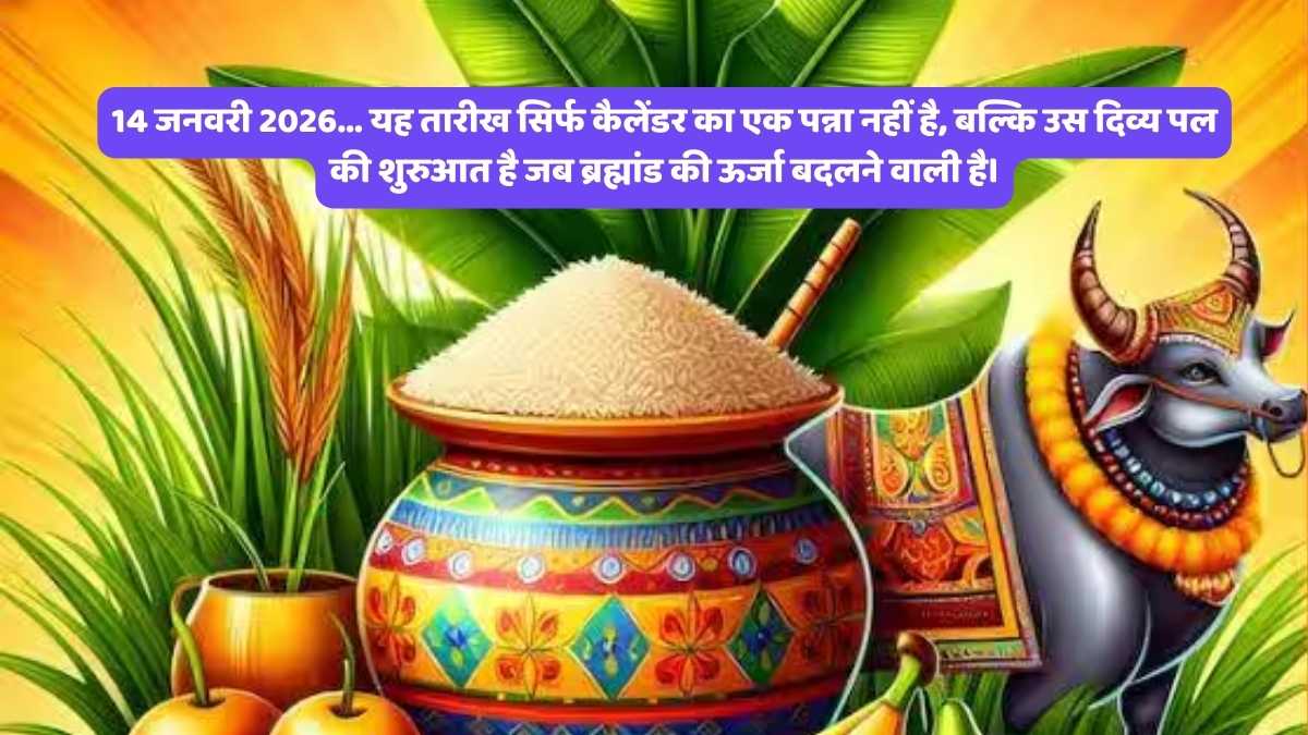 Pongal 2026 dates: 14 जनवरी 2026... यह तारीख सिर्फ कैलेंडर का एक पन्ना नहीं है, बल्कि उस दिव्य पल की शुरुआत है जब ब्रह्मांड की ऊर्जा बदलने वाली है।