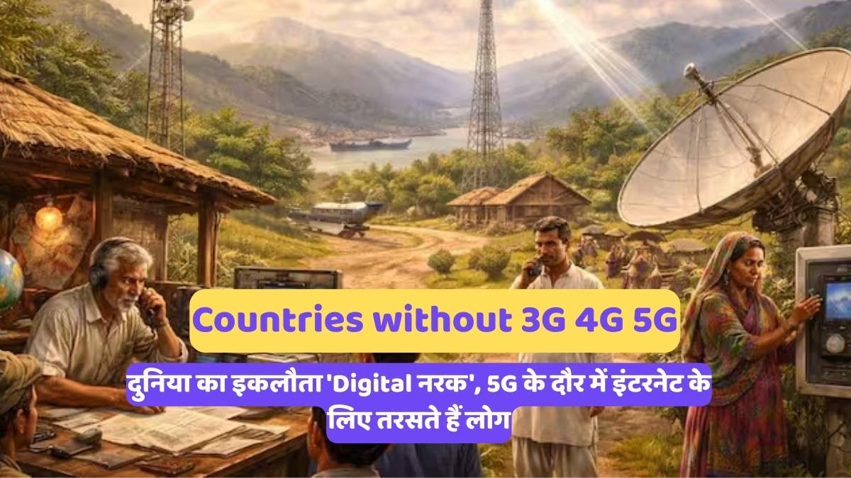 Countries without 3G 4G 5G: दुनिया का इकलौता 'Digital नरक', 5G के दौर में इंटरनेट के लिए तरसते हैं लोग