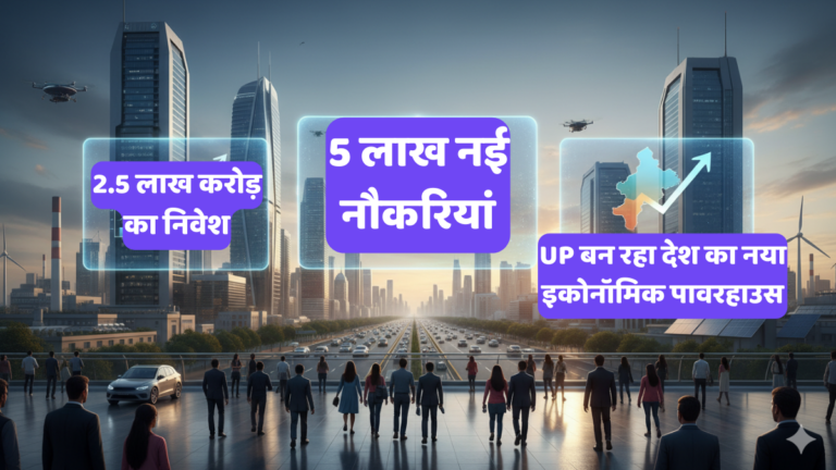 यूपी में होगी नौकरियों की बारिश, विदेश से आया 2.5 लाख करोड़ का निवेश।