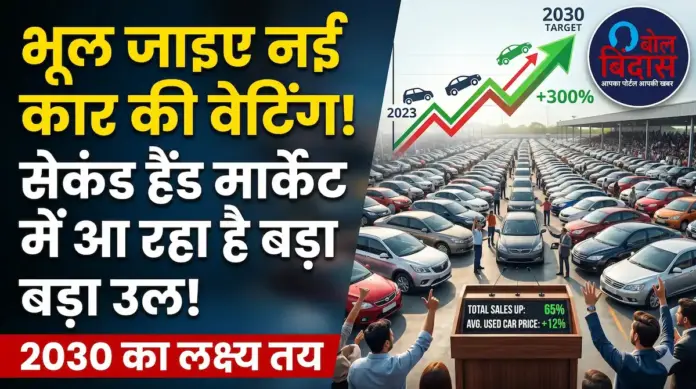 Growth of India's used car market 2030